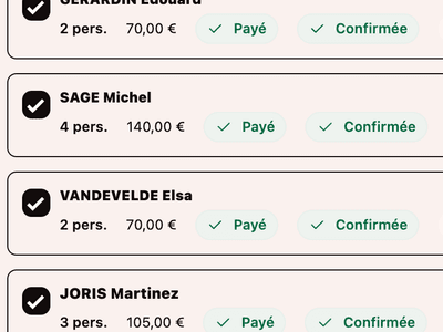 Réservations payées en avance avec Izidoor