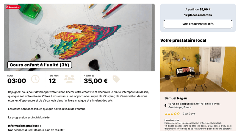 Tunnel de réservation Izidoor